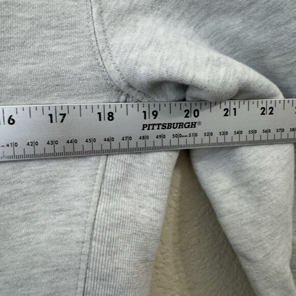 Life is Good Sweater Womens Size XS Hoodie Pullover Graphic Gray - Picture 4 of 7